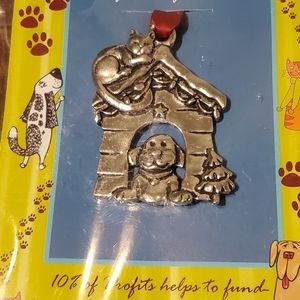 New Pets Cat & Dog Christmas Ornament